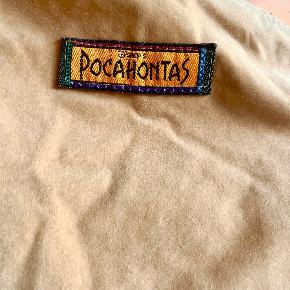 Disney Store Pocahontas Tan Fringe Costume Size 8-10 - Picture 3 of 4